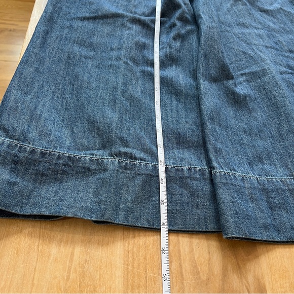 ANTHROPOLOGIE PILCRO & THE LETTERPRESS OVERALLS SZ 6 WIDE LEG BOHEMIAN CROPPED - Picture 9 of 12